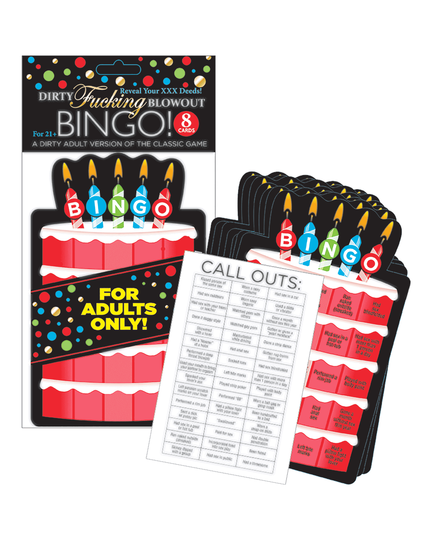Dirty F*cking Blowout Bingo- Party Game
