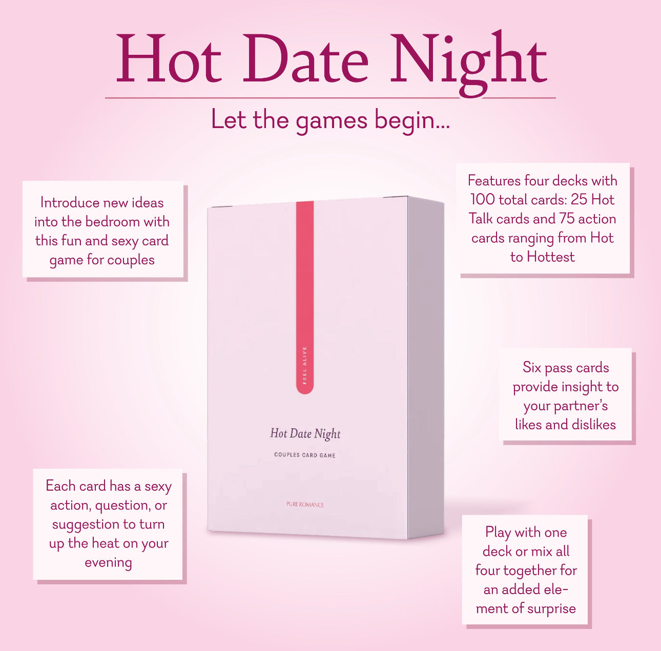 Hot Date Night - Couples Card Games
