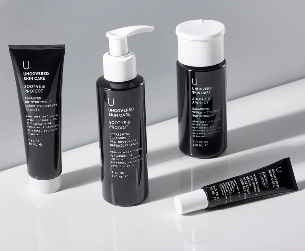 Soothe & Protect Daily Skin Essentials Kit 4-Step Skin Care Routine