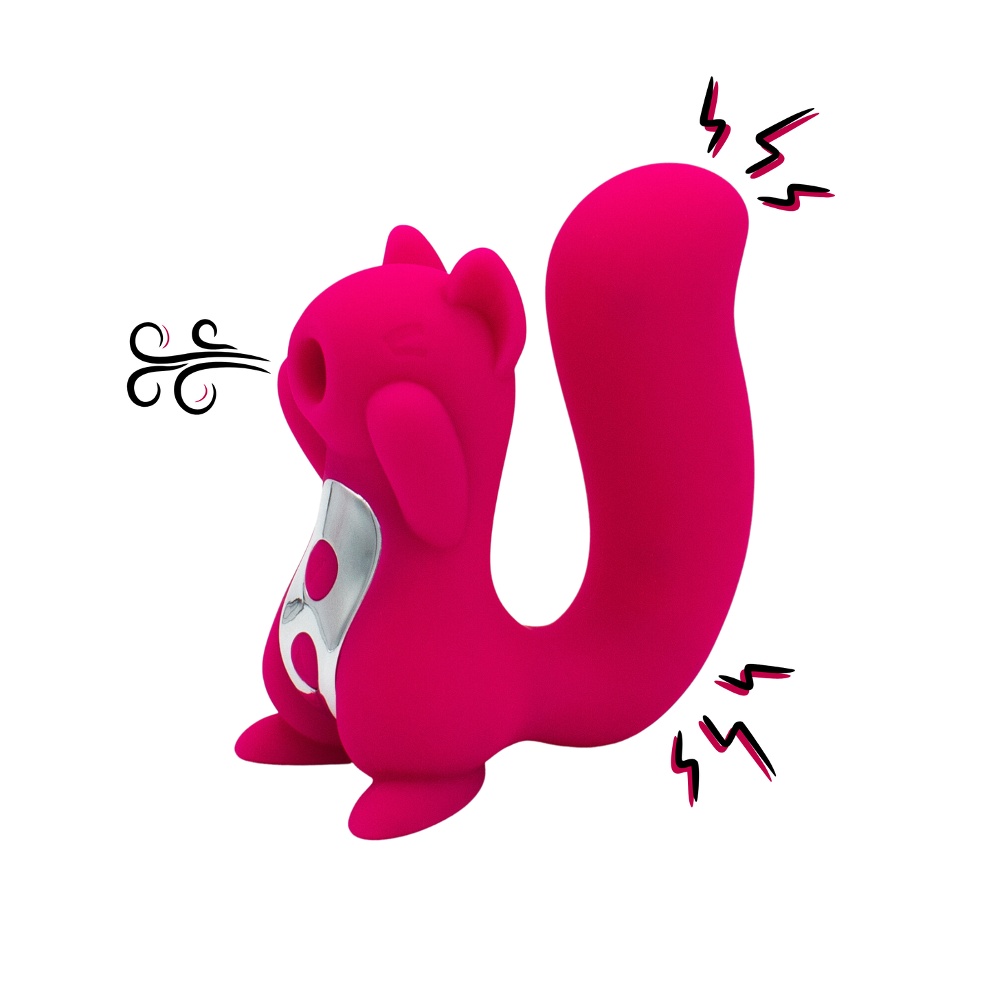 Screaming Squirrel - Dual Motor Air Pulse & G-Spot Vibrator