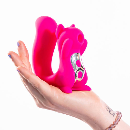 Screaming Squirrel - Dual Motor Air Pulse & G-Spot Vibrator