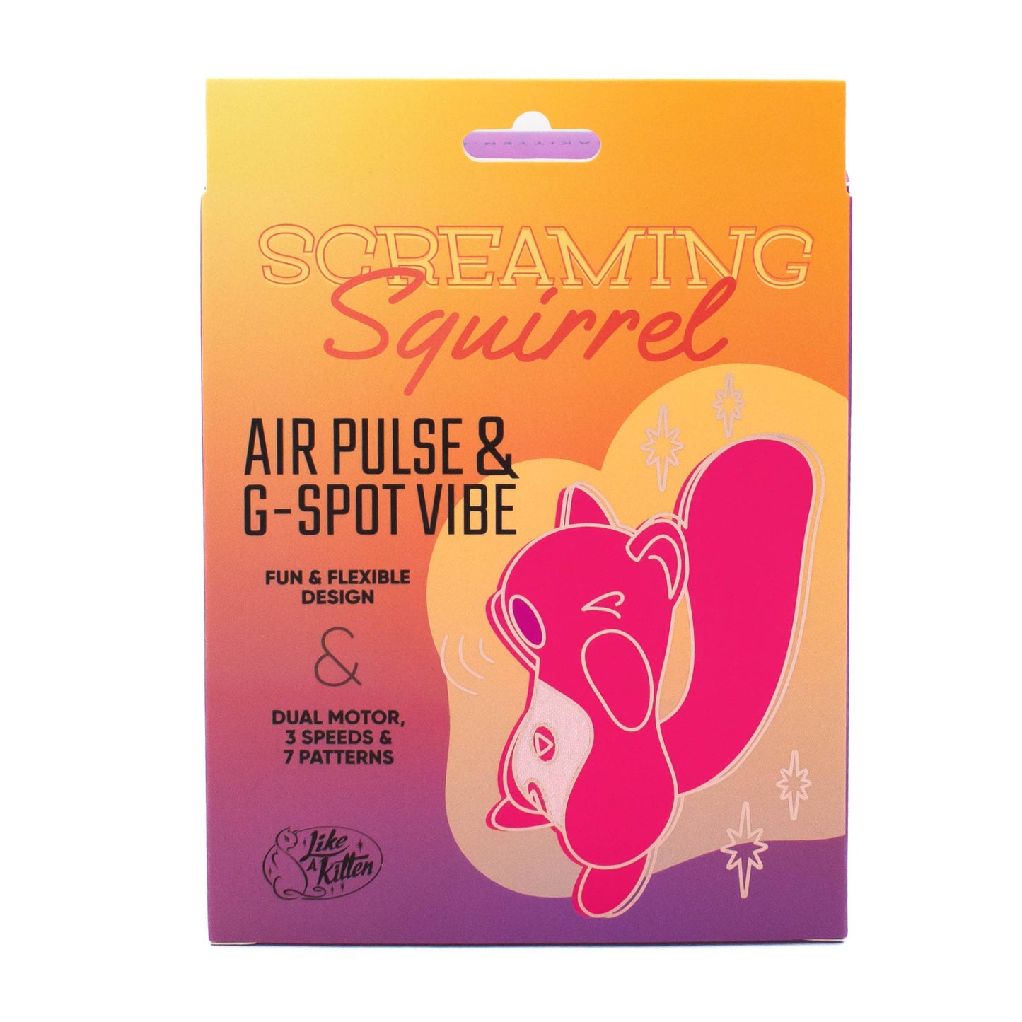 Screaming Squirrel - Dual Motor Air Pulse & G-Spot Vibrator