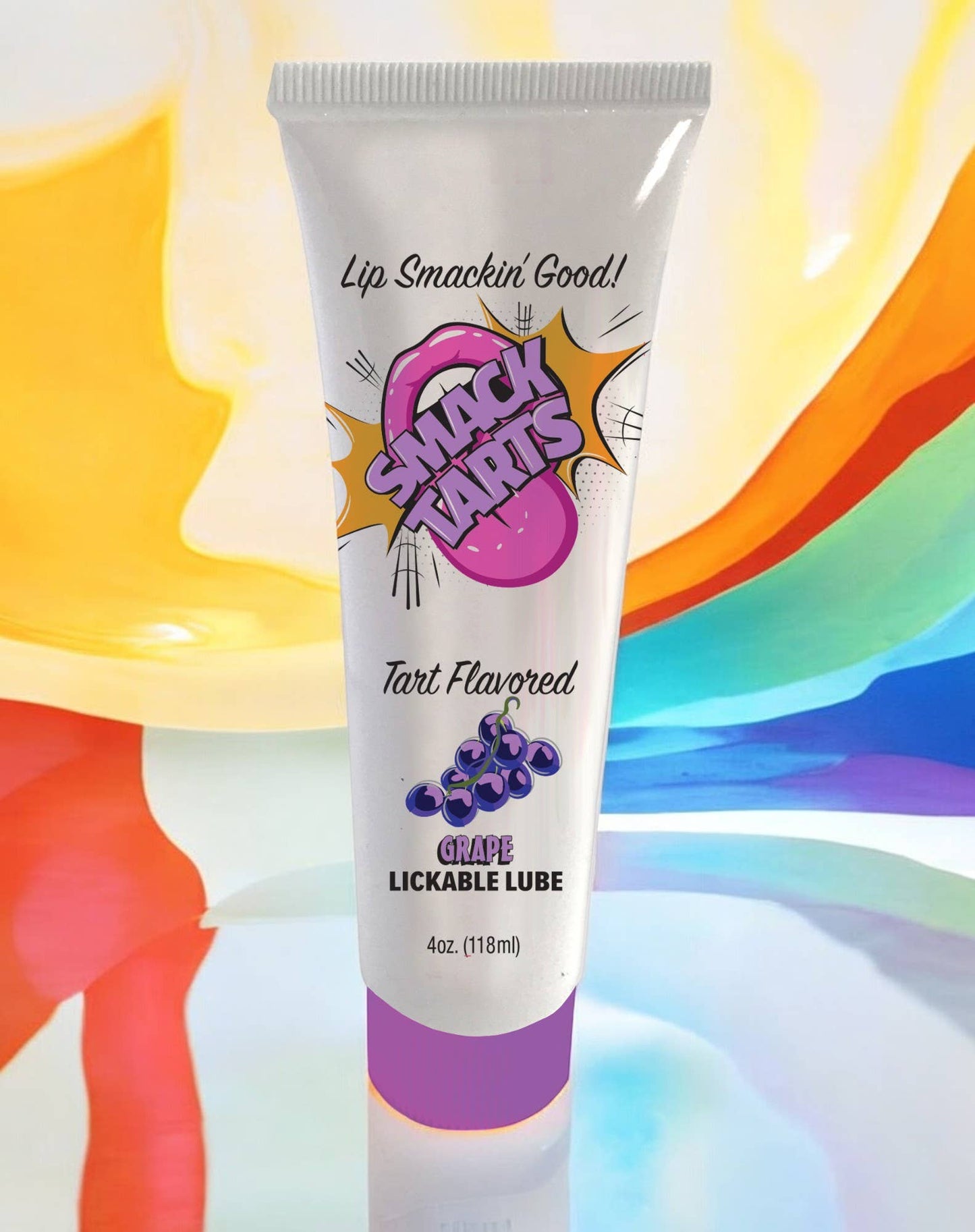 SMACK Tarts- Lickable Flavored Lubricant- Grape 4oz