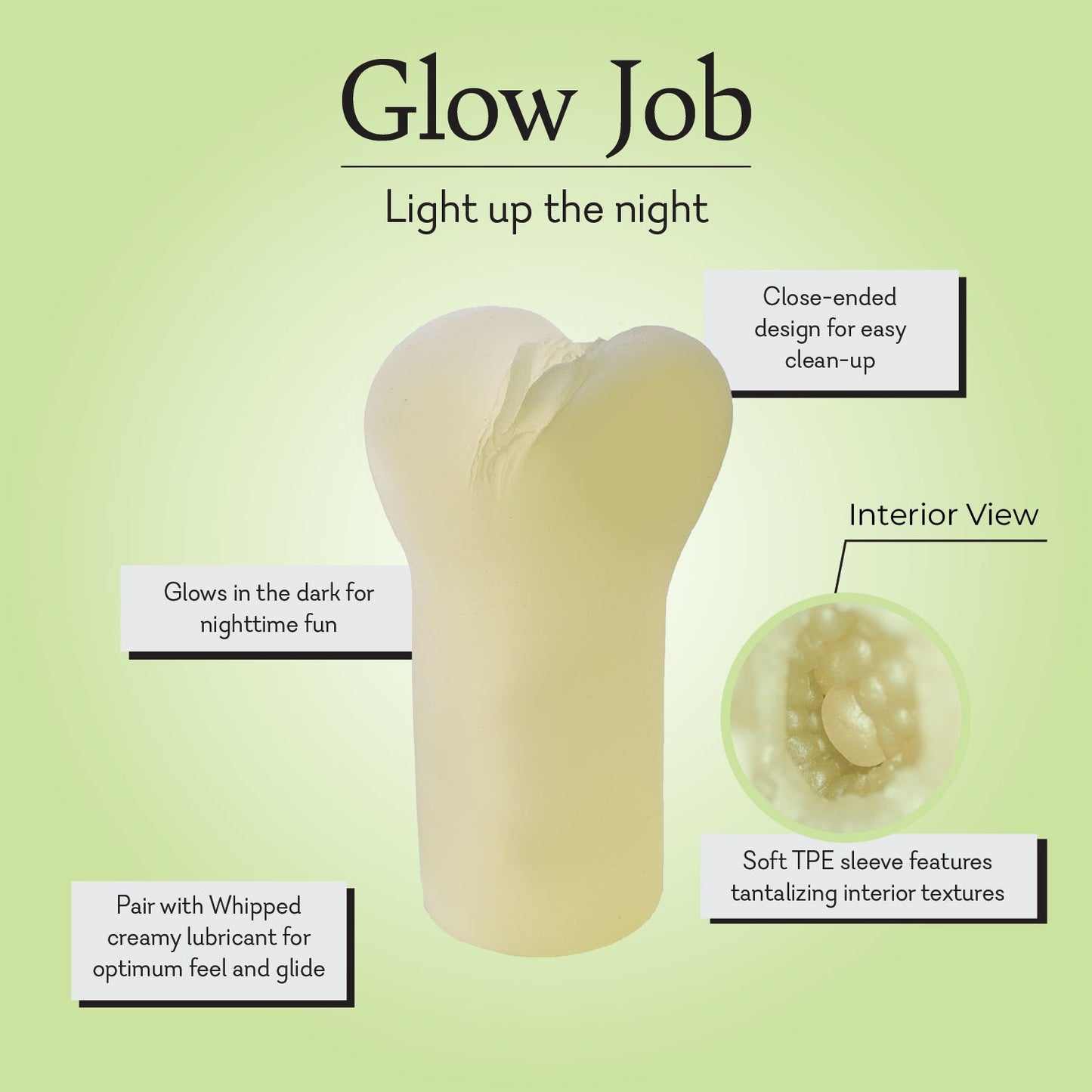 Glow Job - Glow-in-the-Dark Male Masturbator
