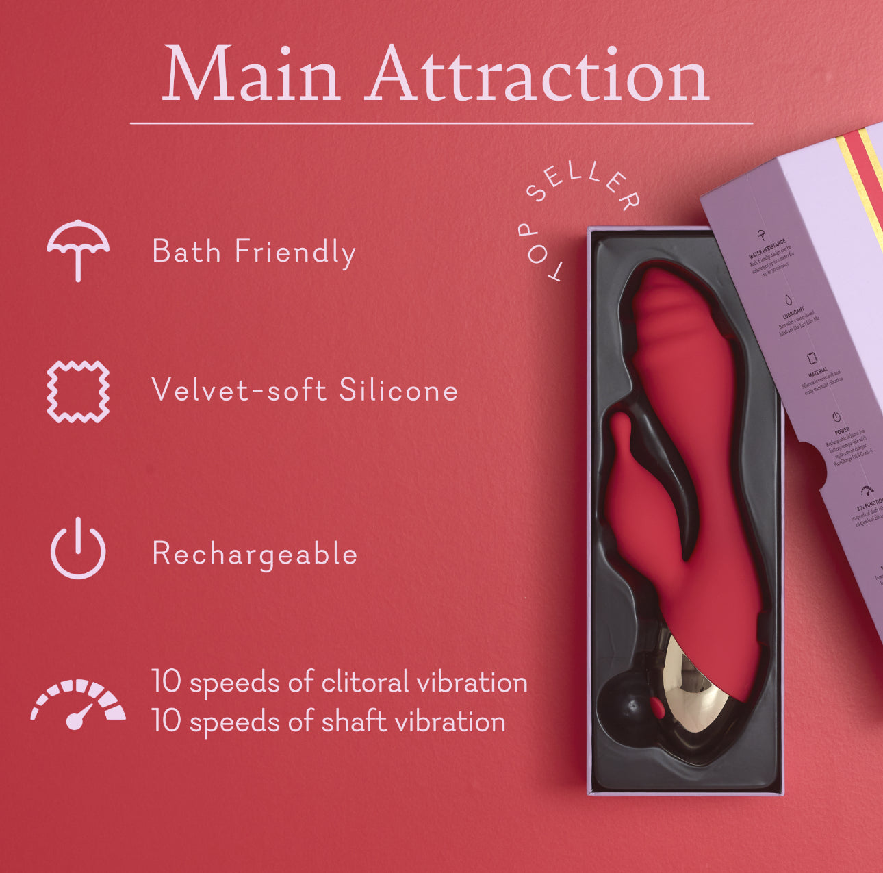 Main Attraction - Dual Action Vibrator