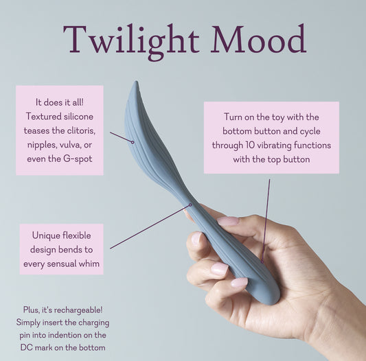 Twilight Mood - Flexible Wand Vibrator
