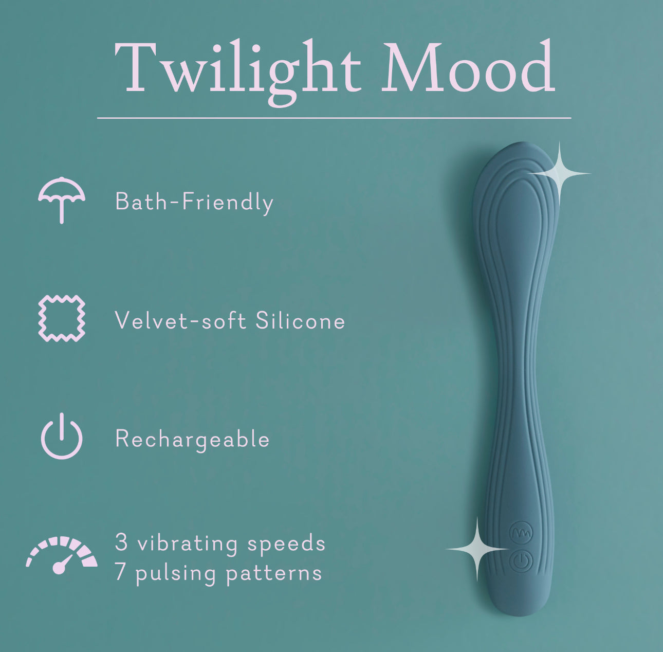 Twilight Mood - Flexible Wand Vibrator