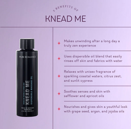 Knead Me - Easy Rinse Massage Oil