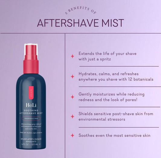 Soothing Aftershave Mist - Post-Shave Skin Protectant