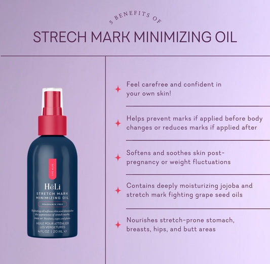 HēLi - Stretch Mark Minimizing Oil