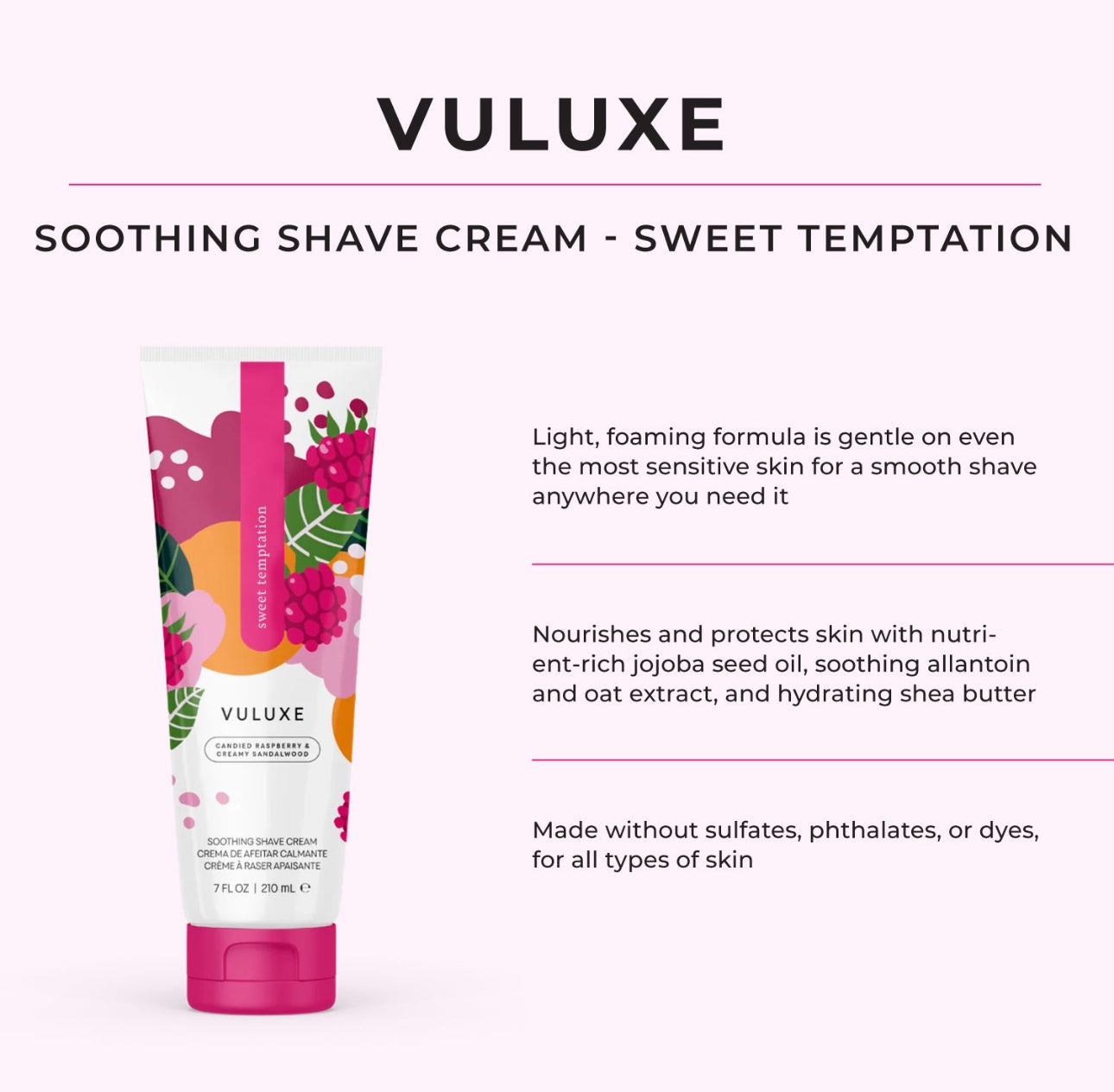 Vuluxe - Sweet Temptation - Soothing Shave Cream