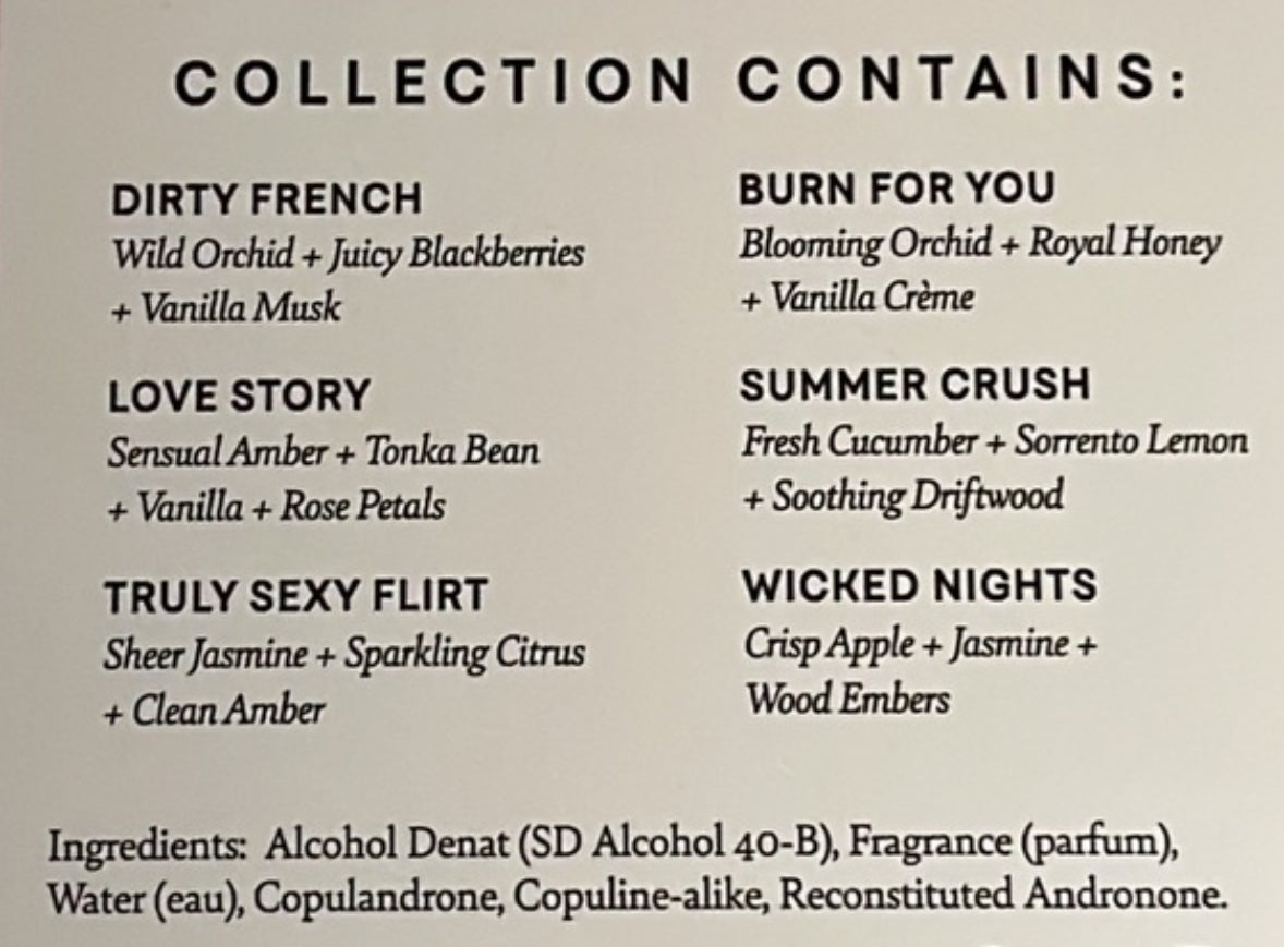 Fragrance Flight