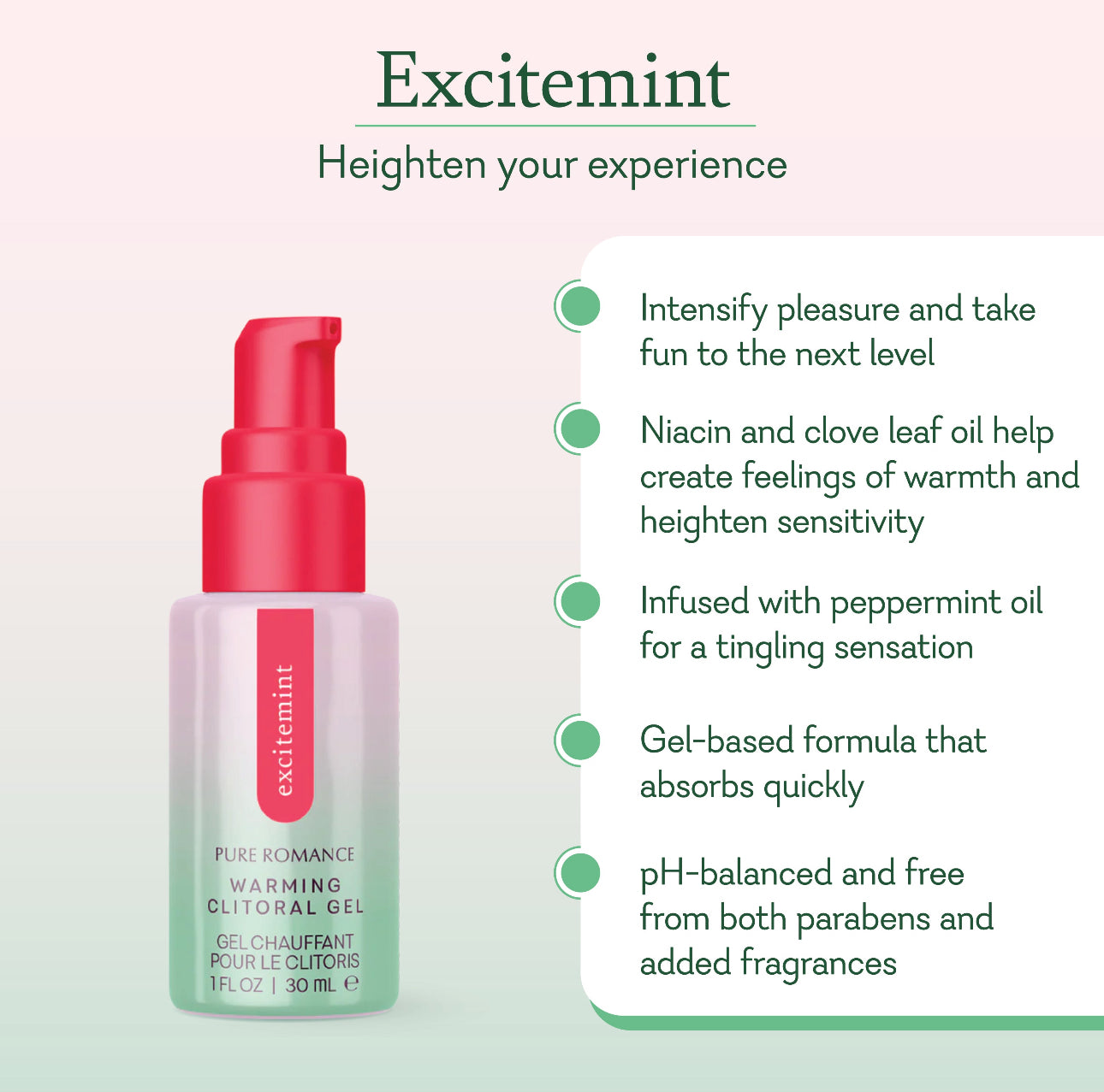 Excitemint - Warming Clitoral Gel