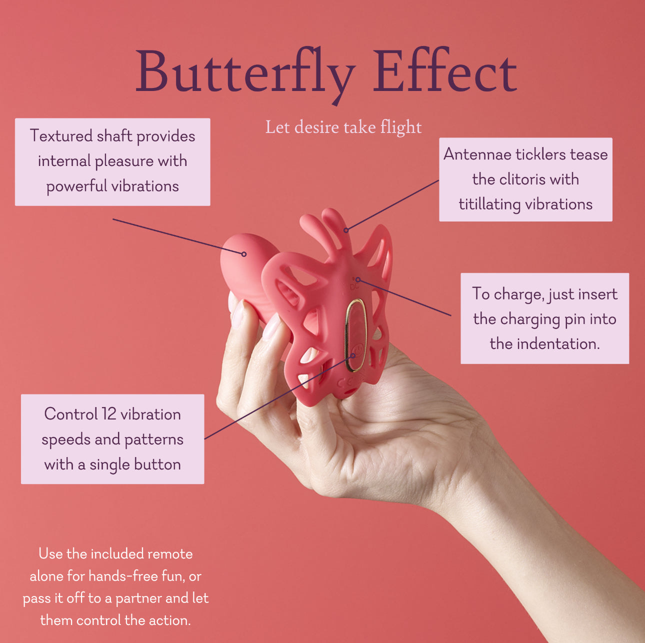 Butterfly Effect - 12-Function Panty Massager