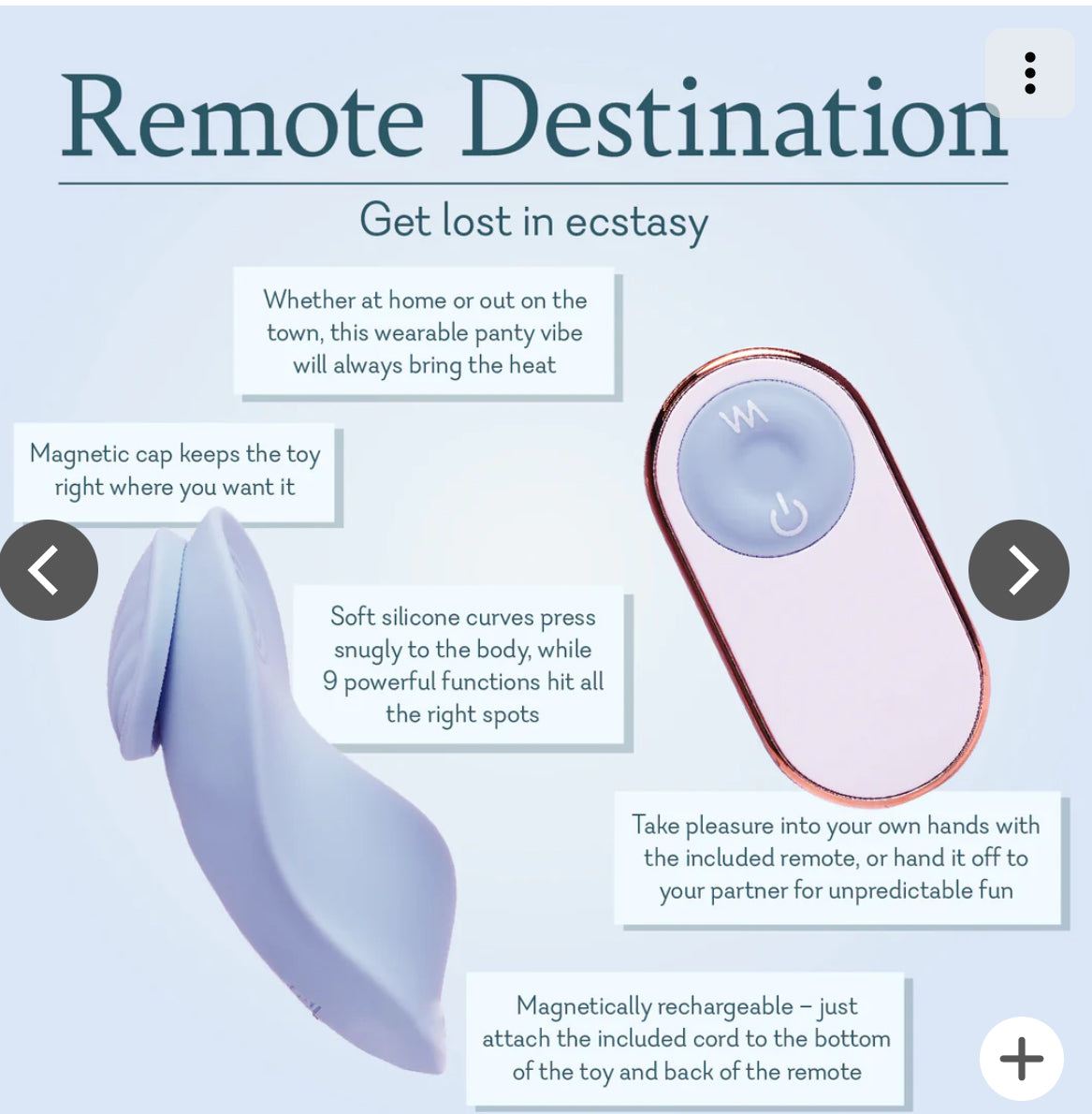 Remote Destination - Magnetic Panty Vibrator