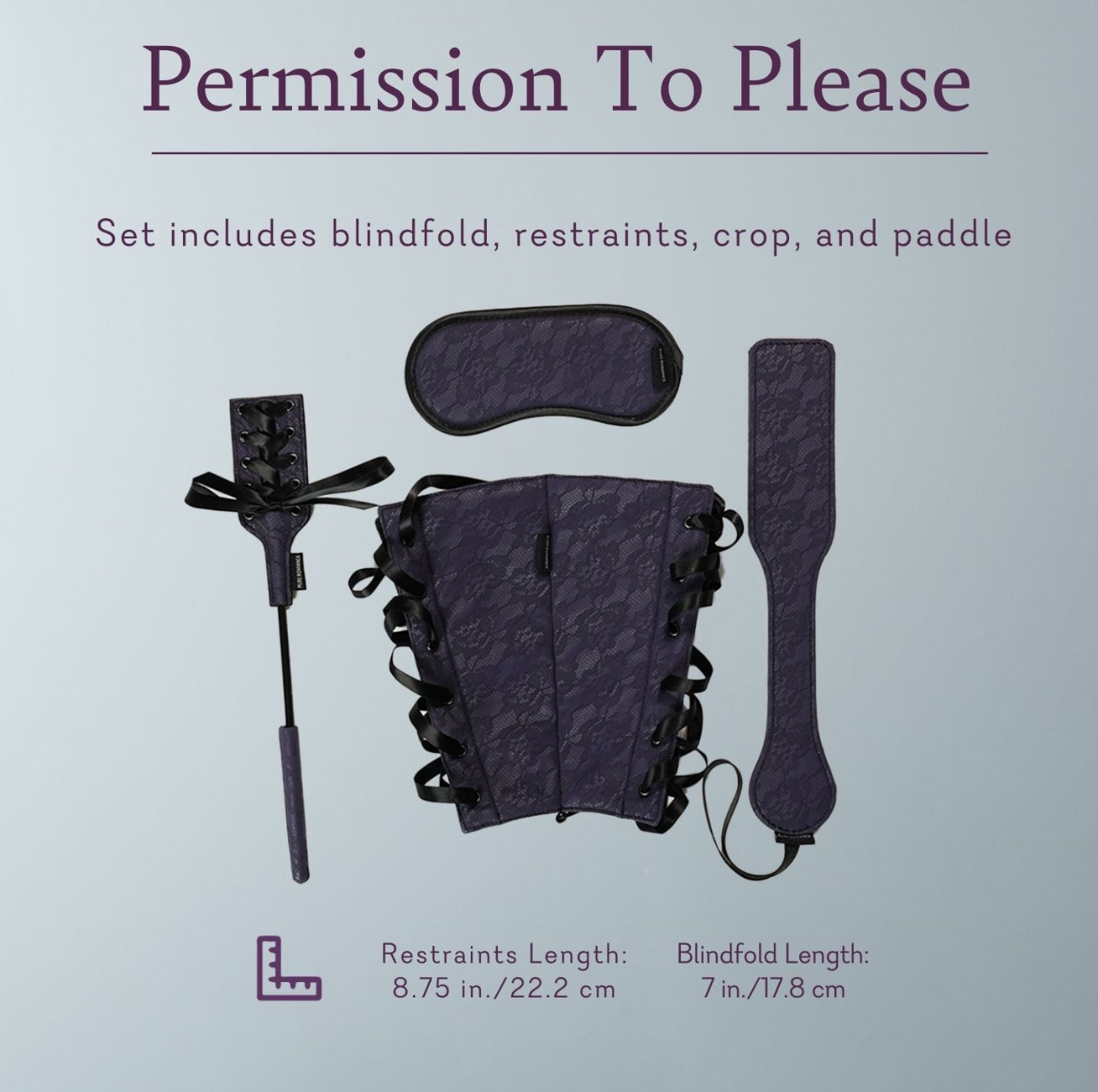 Permission To Please - Luxe Bondage Set