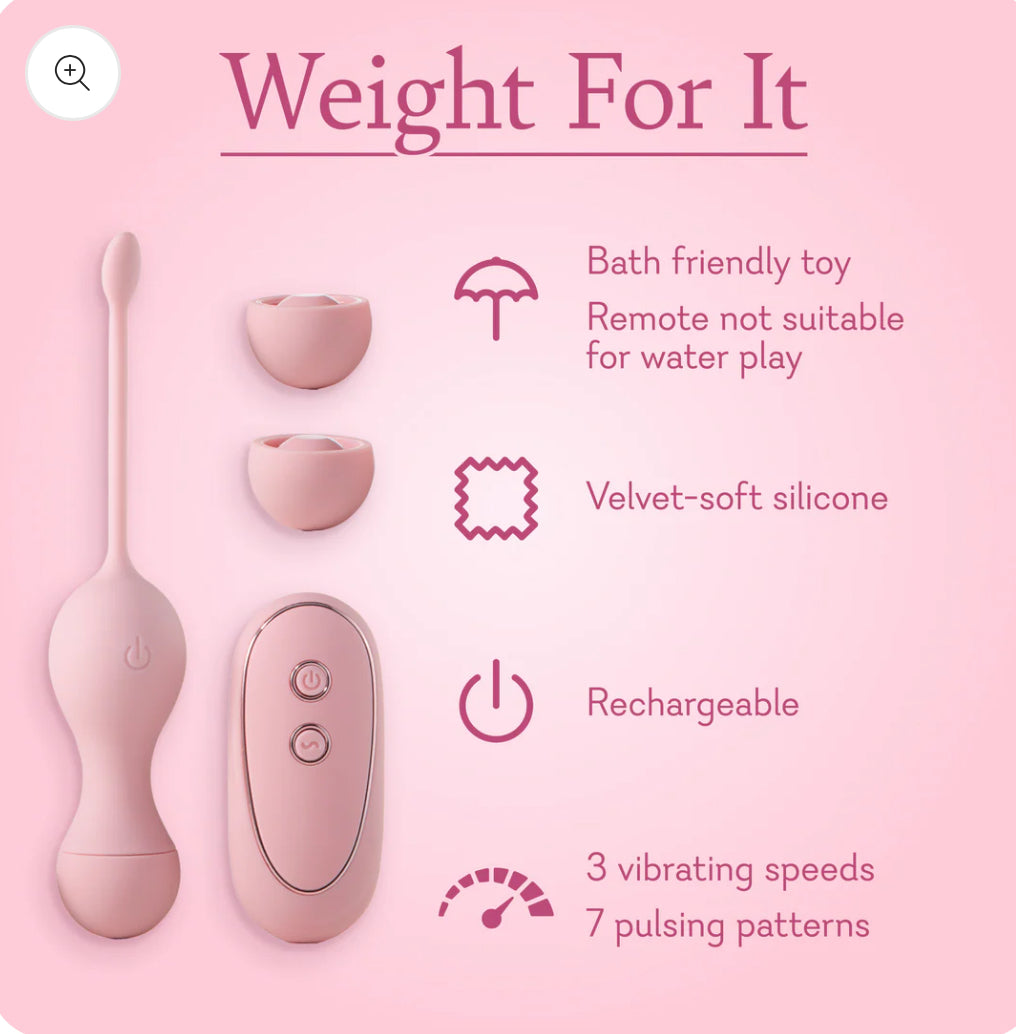 Weight for It - Kegel Training & Vibrating Massager