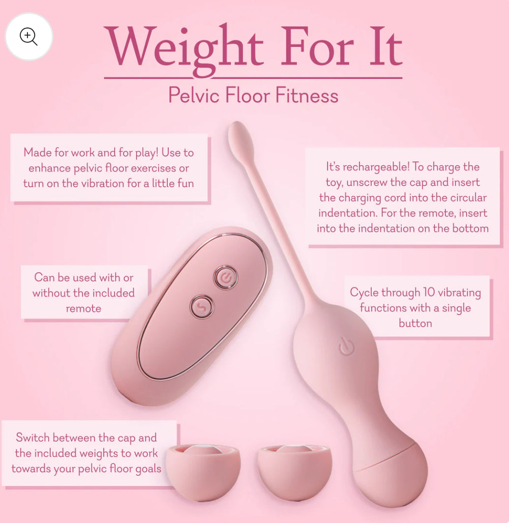 Weight for It - Kegel Training & Vibrating Massager