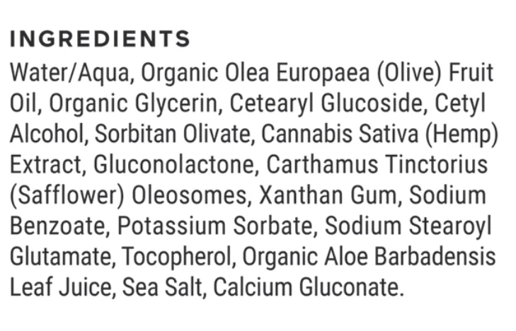 Premium CBD Cream, 1000mg (No THC) Face, Body Hydration