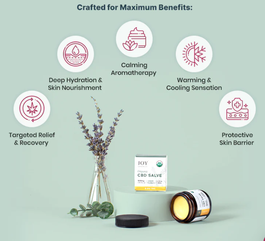 Organic CBD Salve (No THC) 500mg / 1000mg